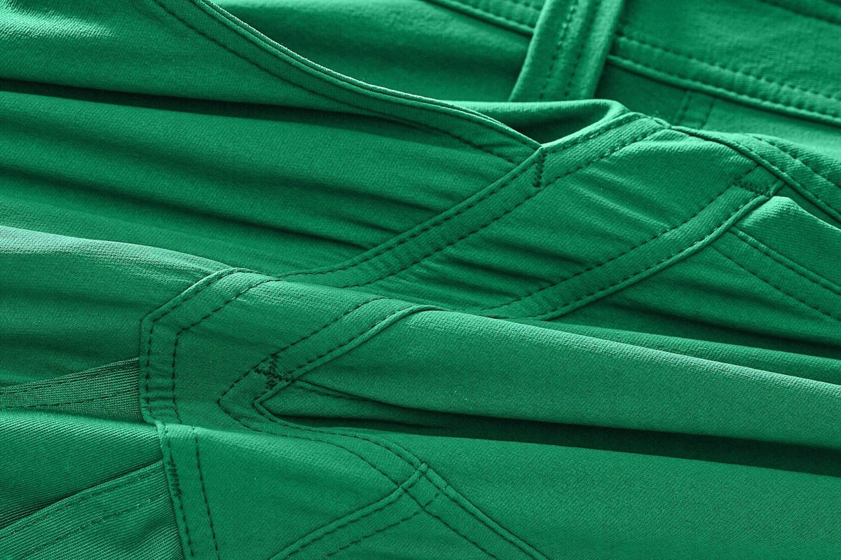 Pantaloni con tasche porta-ginocchiere ACCELERATE verde