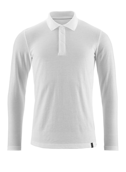 Polo, a maniche lunghe CROSSOVER bianco