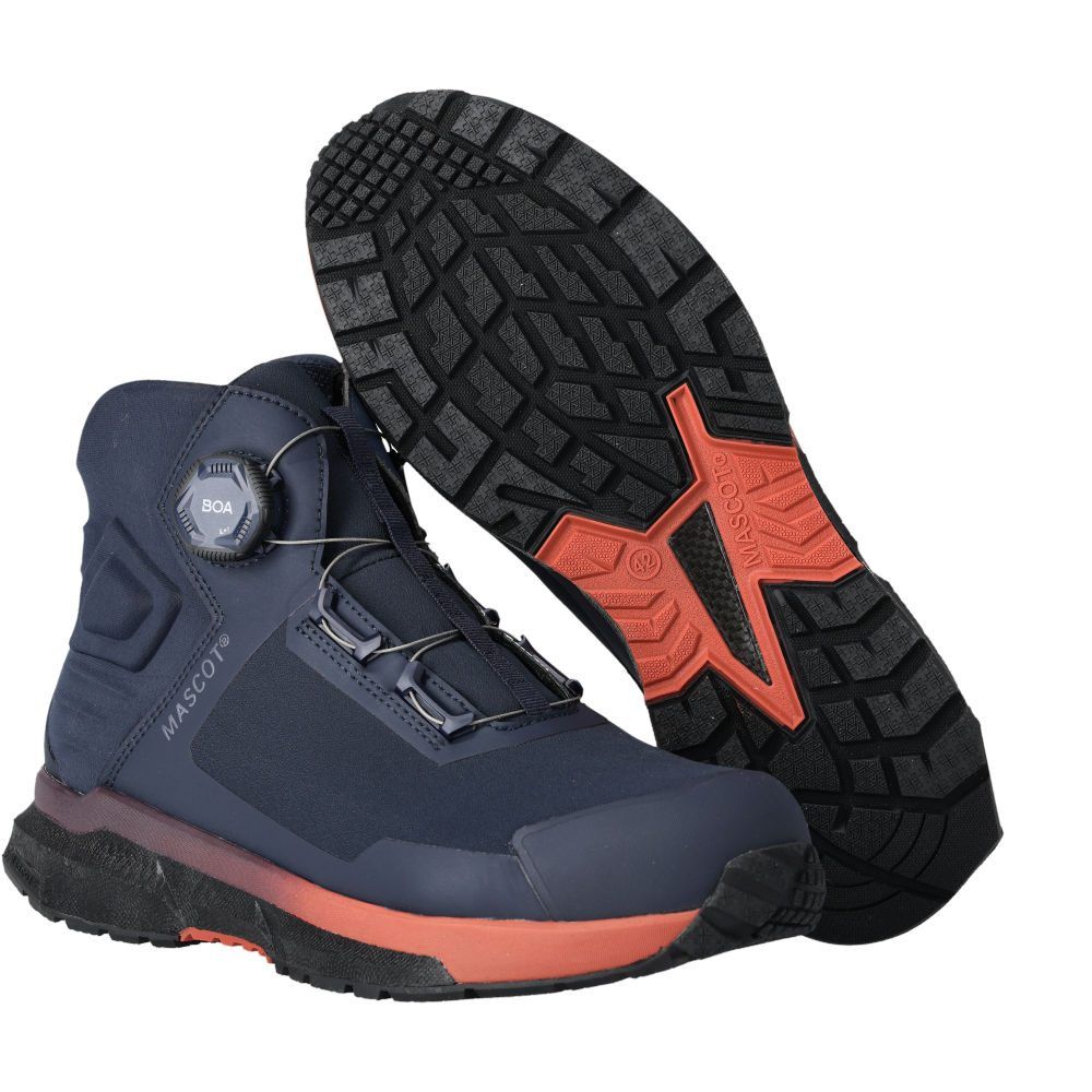 Stivali antinfortunistiche FOOTWEAR CUSTOMIZED nero/arancio brillante