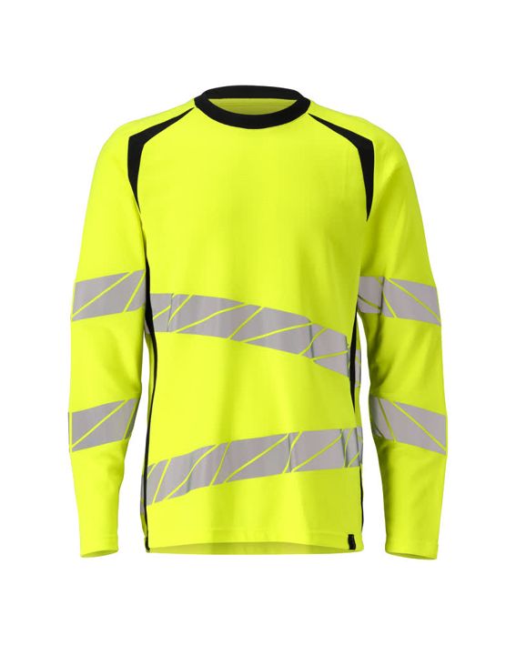 Maglietta, a maniche lunghe ACCELERATE SAFE hi-vis giallo/blu navy scuro