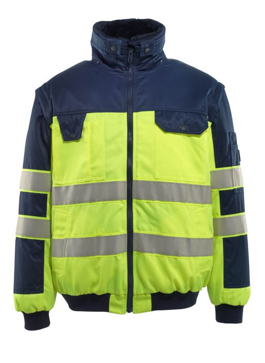 Giacca da pilota SAFE IMAGE hi-vis giallo/blu navy
