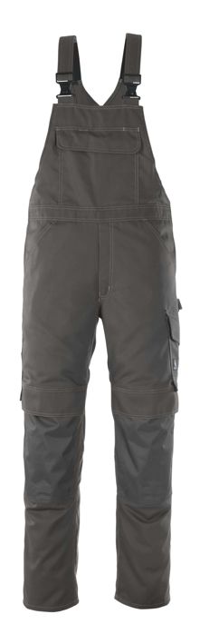 Salopette con tasche porta-ginocchiere INDUSTRY antracite scuro