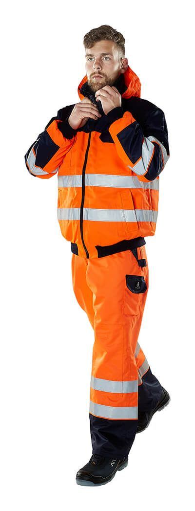 Sovrapantalone SAFE IMAGE hi-vis giallo/blu navy