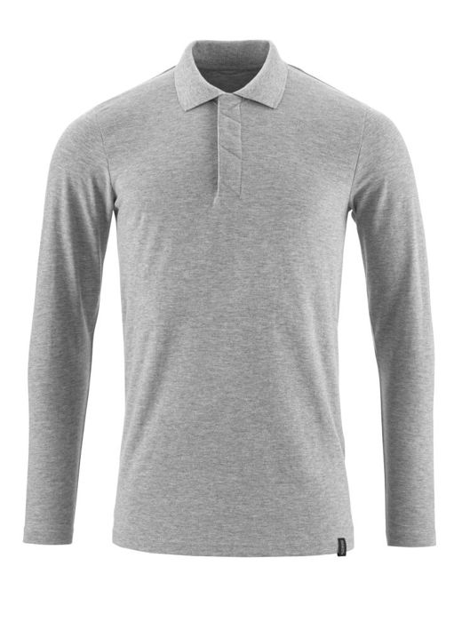 Polo, a maniche lunghe CROSSOVER grigio melange