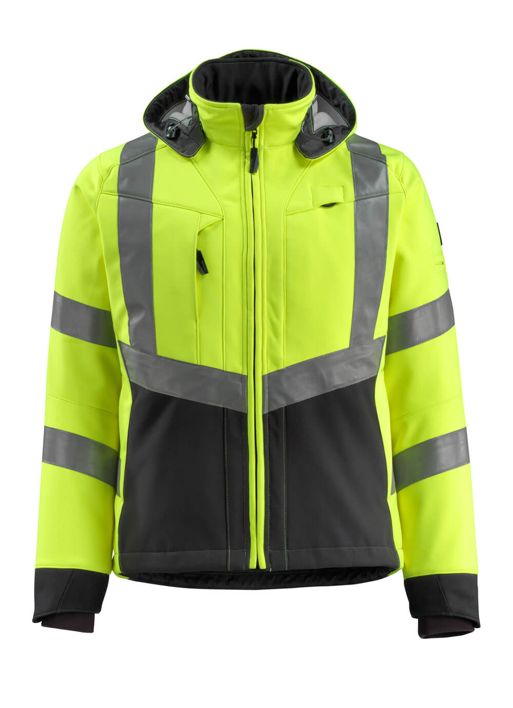 Giacca Softshell SAFE SUPREME hi-vis giallo/nero