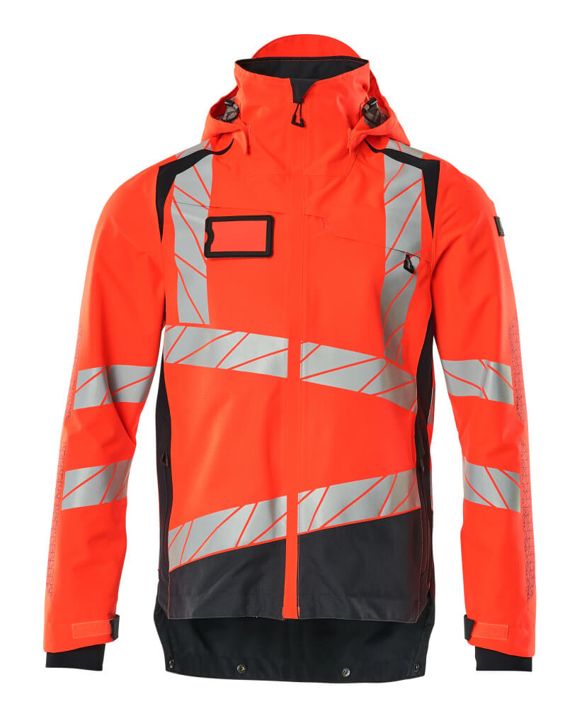 Giacca antivento ACCELERATE SAFE hi-vis rosso/blu navy scuro