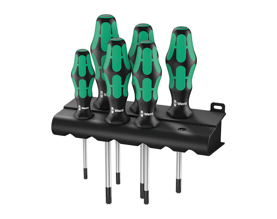 Assortimento di cacciaviti da 6 pz. TORX Kraftform Plus + supporto 367/6 
