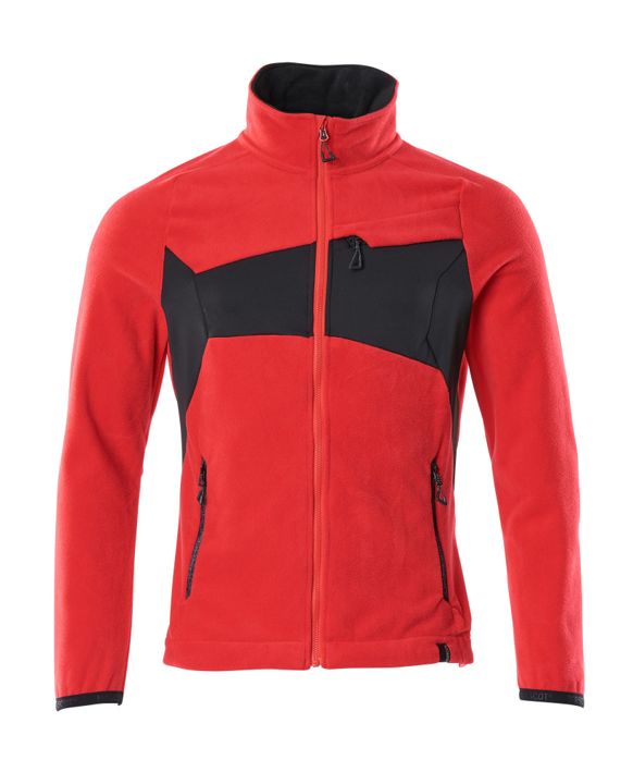 Giacca in pile ACCELERATE rosso/nero