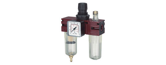 Gruppo filtro-regolatore e lubrificatore modulare M/130 