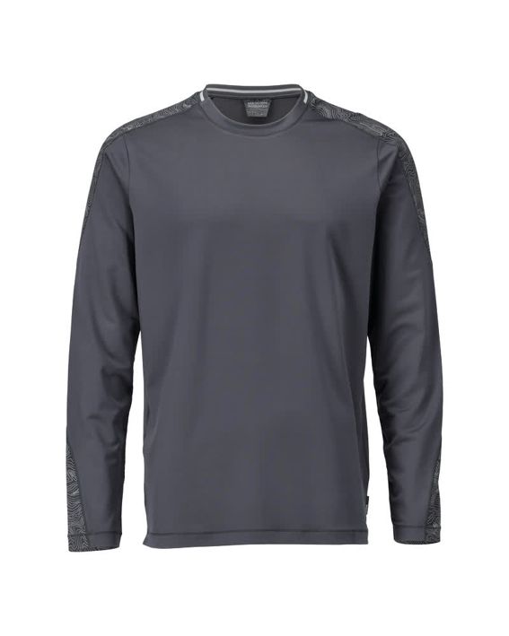 Maglietta, a maniche lunghe CUSTOMIZED grigio pietra