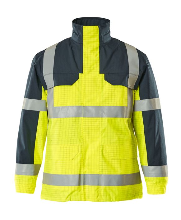 Parka MULTISAFE hi-vis giallo/blu navy