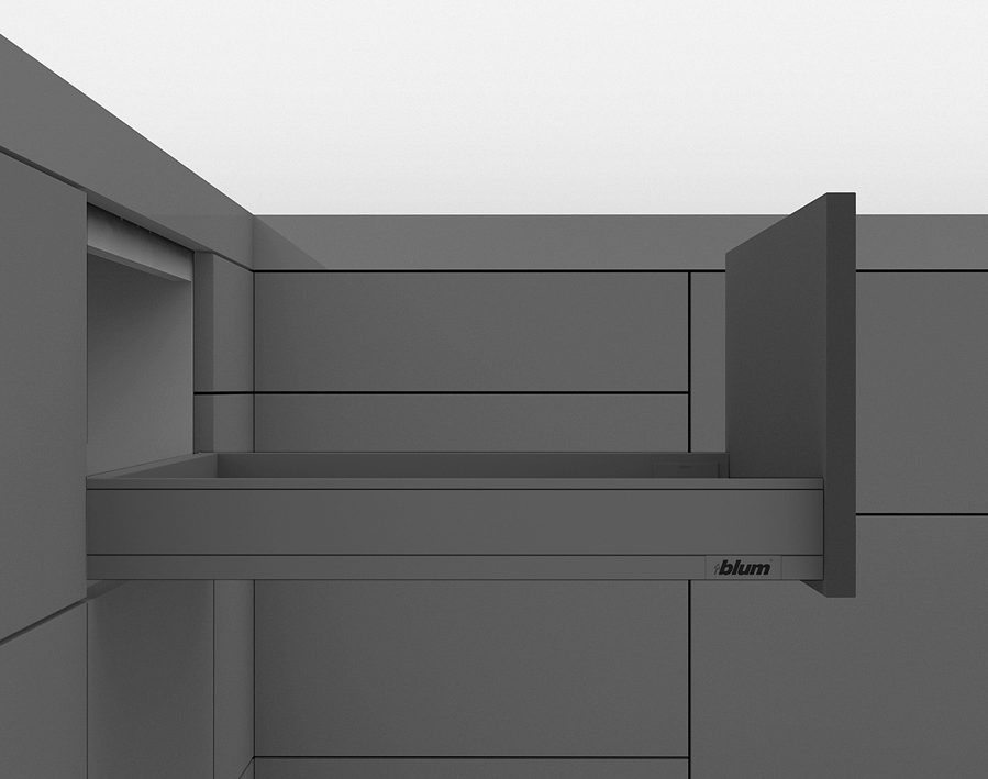 Legrabox - altezza N - grigio orione opaco 