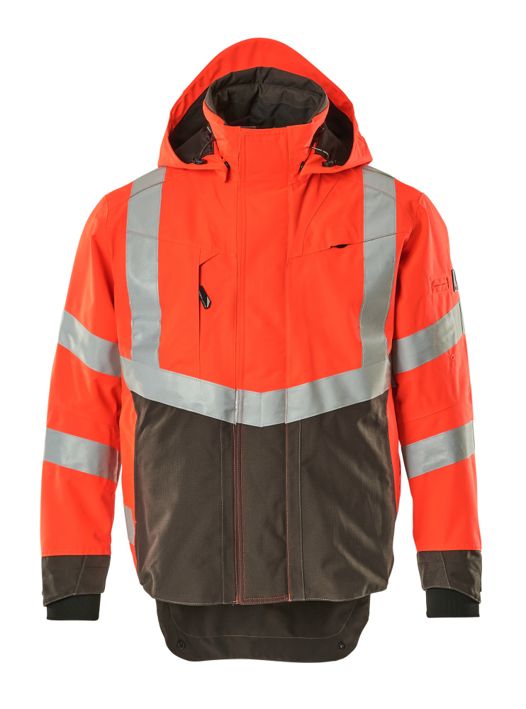 Giacca antivento SAFE SUPREME hi-vis rosso/antracite scuro