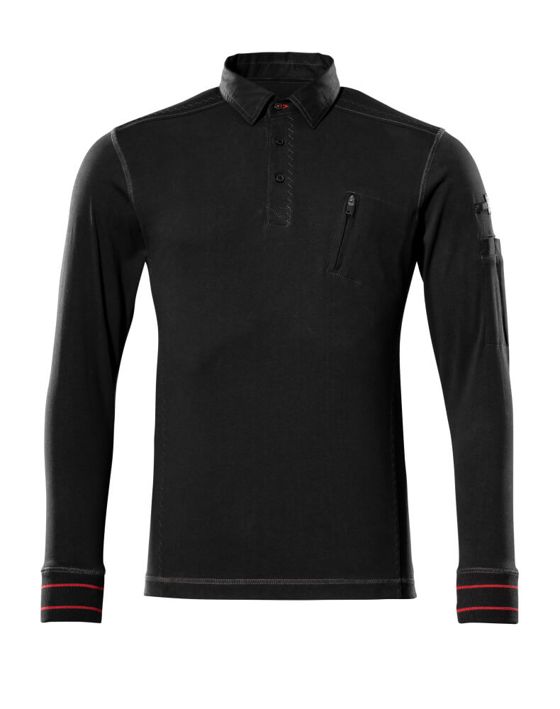 Polo Felpata FRONTLINE nero