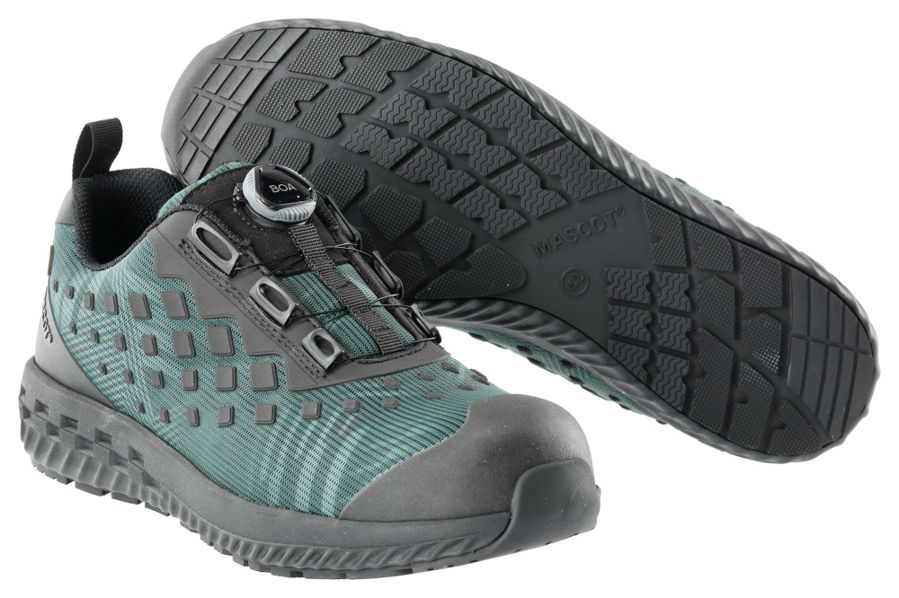 Scarpe antinfortunistiche FOOTWEAR CUSTOMIZED verde foresta/nero