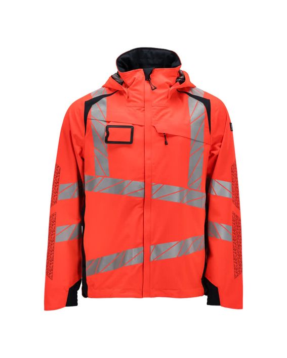 Giacca antivento ACCELERATE SAFE hi-vis rosso/blu navy scuro