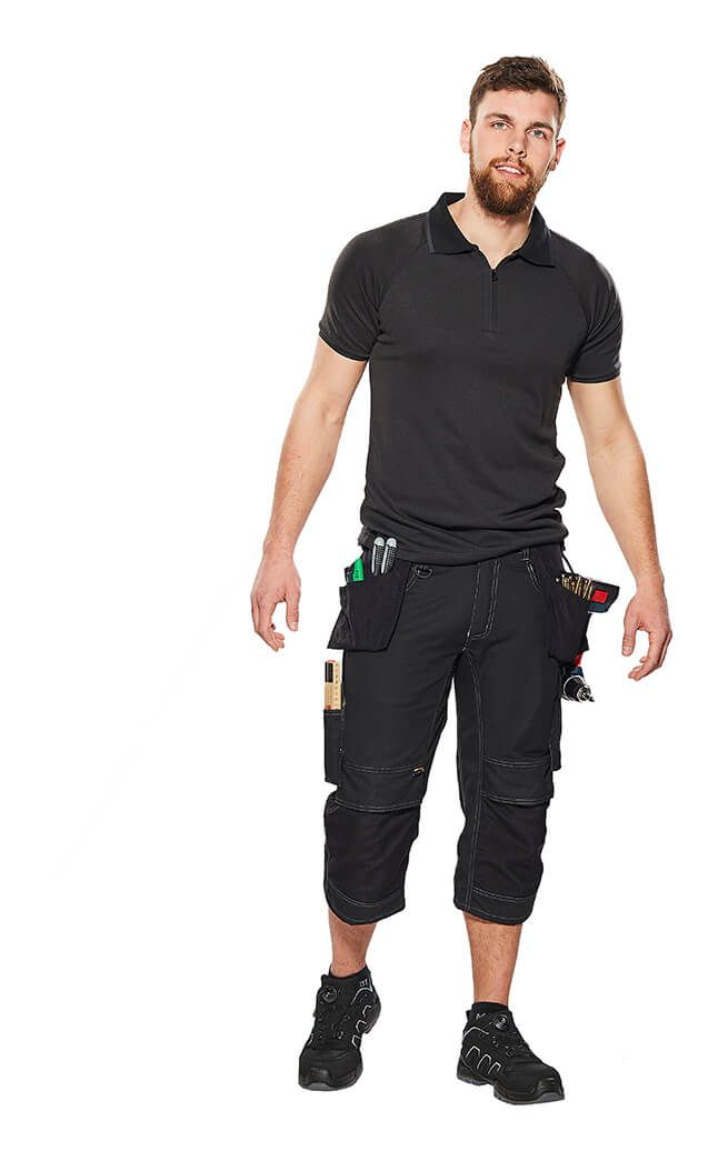 ¾ Pantaloni con tasche esterne UNIQUE nero