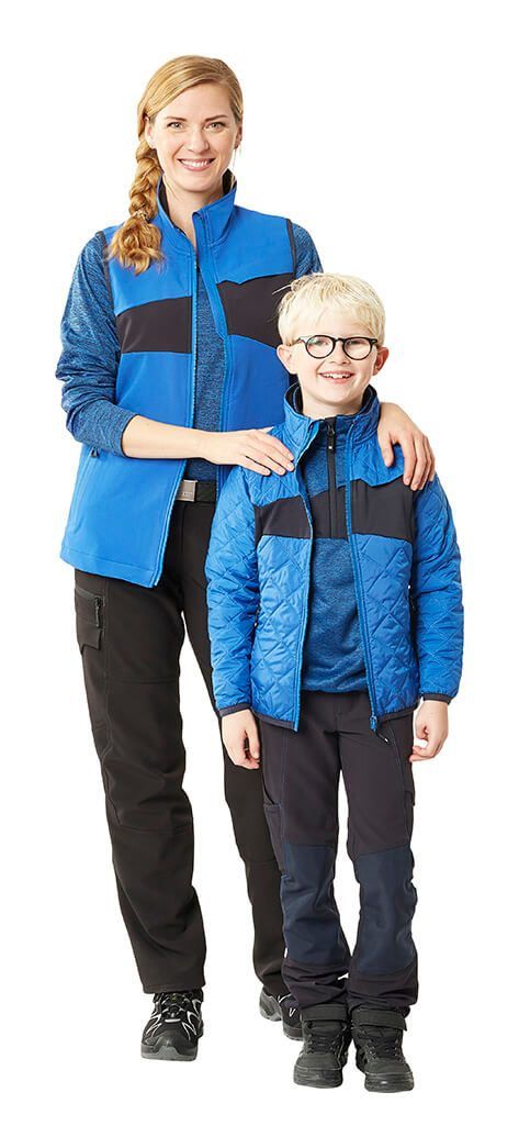 Maglione in pile da bambino ACCELERATE antracite scuro/nero
