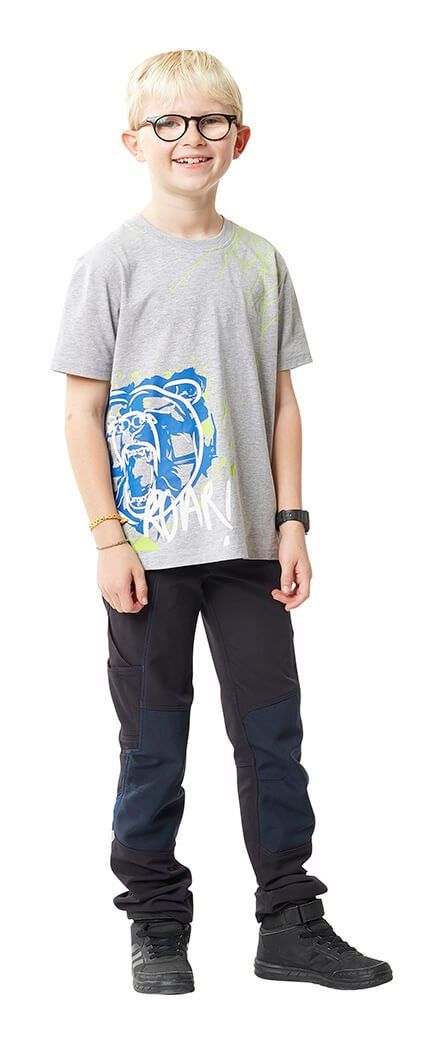 T-shirt da bambino ACCELERATE grigio melange