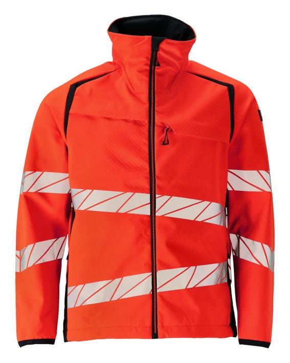 Giacca Softshell ACCELERATE SAFE hi-vis rosso/blu navy scuro