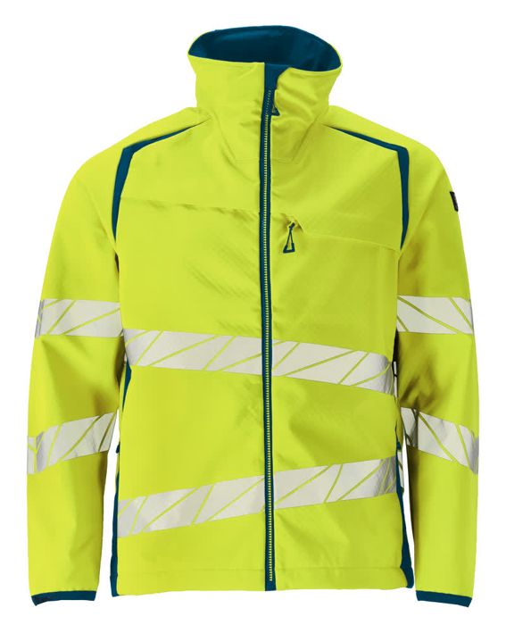 Giacca Softshell ACCELERATE SAFE hi-vis giallo/petrolio scuro