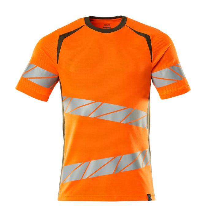 Maglietta ACCELERATE SAFE hi-vis arancio/verde muschio
