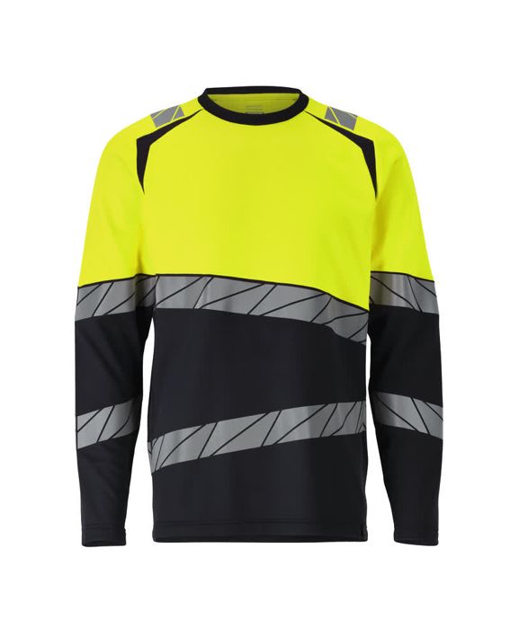 Maglietta, a maniche lunghe ACCELERATE SAFE nero/hi-vis giallo
