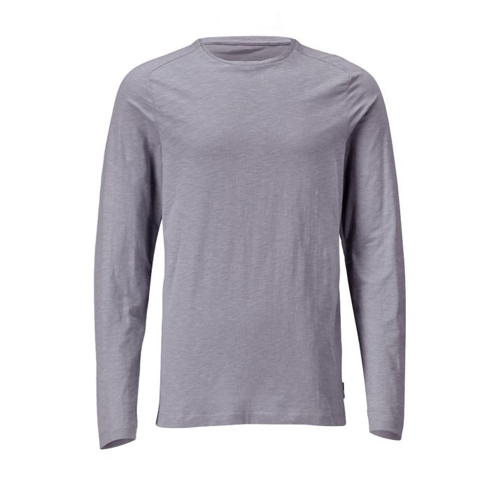 Maglietta, a maniche lunghe CUSTOMIZED blu grigio chiaro