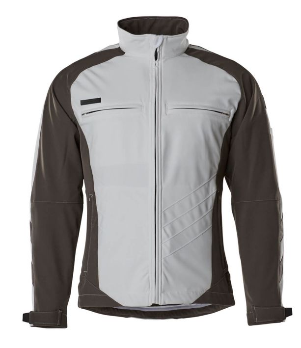 Giacca Softshell UNIQUE bianco/antracite scuro