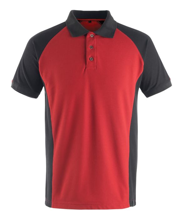 Polo UNIQUE rosso/nero