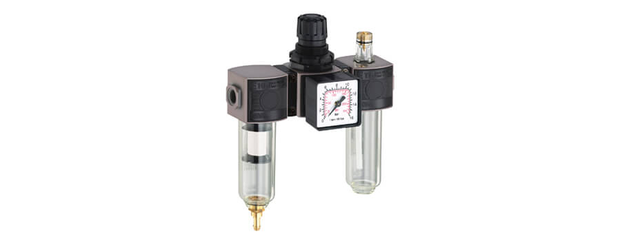 Gruppo filtro-regolatore e lubrificatore modulare E/23-SC/3 medium 