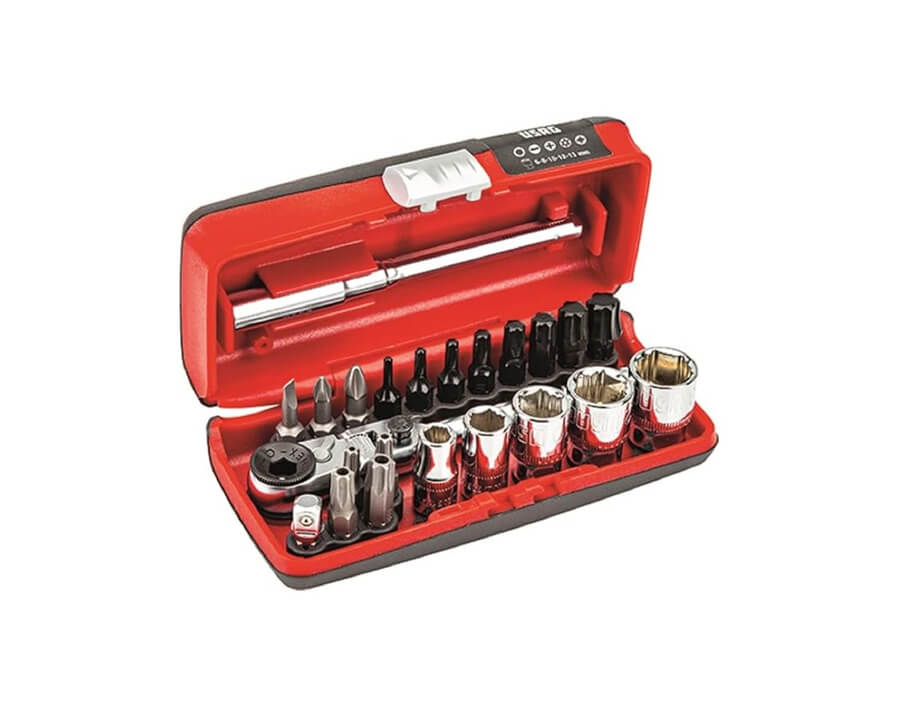 Set chiavi a bussola e inserti 609 1/4" SKX da 23 pezzi 