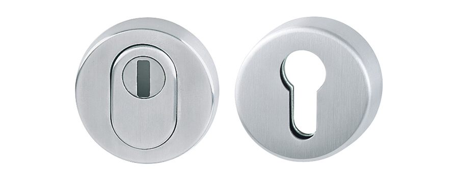 Coppia bocchette di sicurezza per porte d'ingresso E42ZNSB-ZA/42HS 