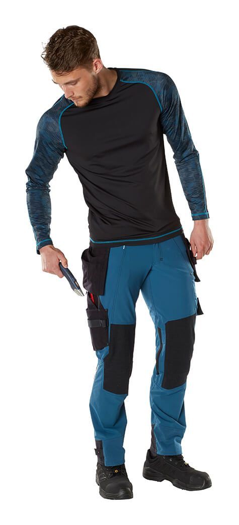 Maglietta, a maniche lunghe ADVANCED blu navy scuro