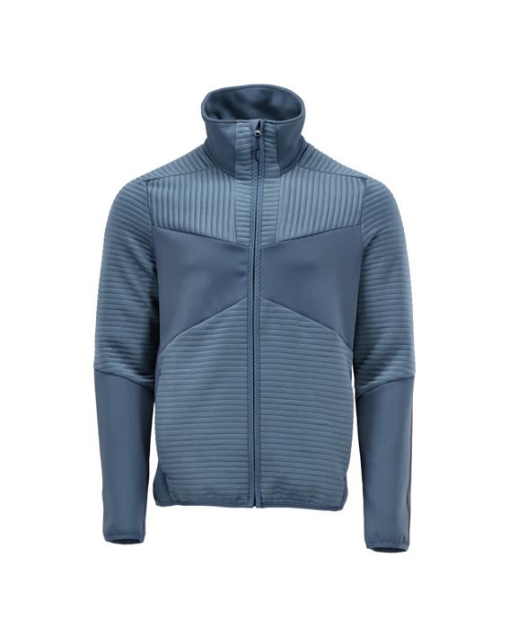 Maglione in pile con chiusura lampo CUSTOMIZED blu grigio