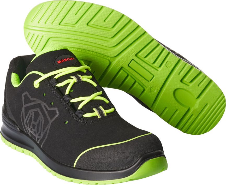 Scarpe antinfortunistiche FOOTWEAR CLASSIC nero/verde lime