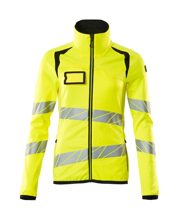 Maglione in pile con chiusura lampo ACCELERATE SAFE hi-vis giallo/nero