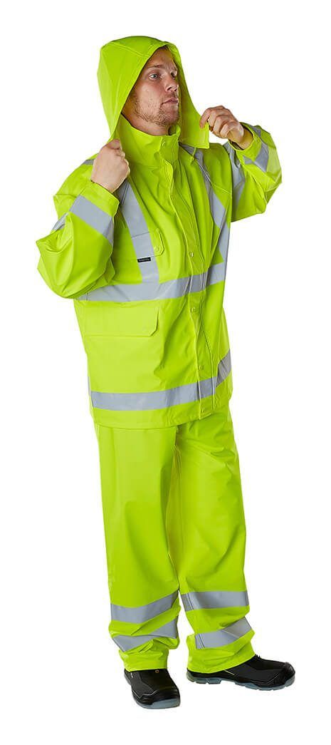 Pantaloni antipioggia SAFE AQUA hi-vis arancio