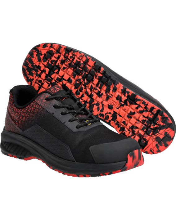 Scarpe antinfortunistiche FOOTWEAR ACCELERATE nero/rosso