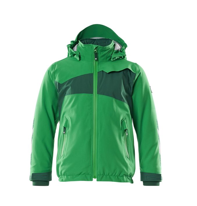 Giacca antifreddo da bambino ACCELERATE verde prato/verde