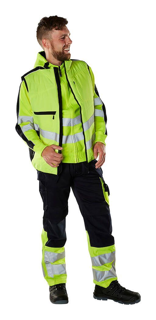 Gilet antifreddo SAFE SUPREME hi-vis giallo/nero