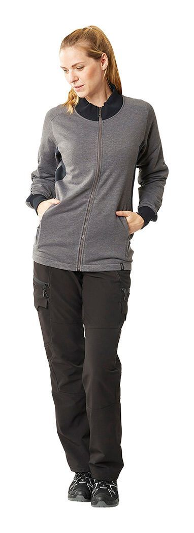 Felpa con chiusura lampo ACCELERATE azzurro/blu navy scuro