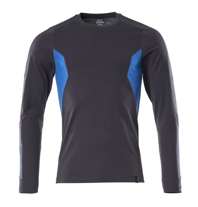 Maglietta, a maniche lunghe ACCELERATE blu navy scuro/azzurro