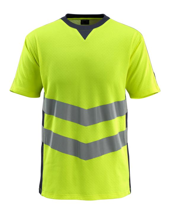 Maglietta SAFE SUPREME hi-vis giallo/blu navy scuro