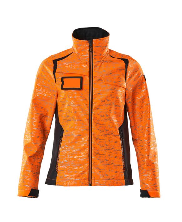 Giacca Softshell ACCELERATE SAFE hi-vis arancio/blu navy scuro