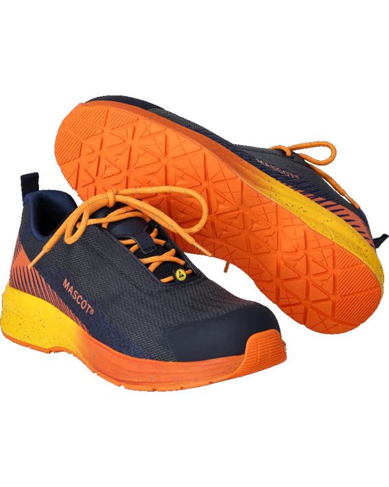 Scarpe antinfortunistiche FOOTWEAR CUSTOMIZED Blu navy scuro/arancio brillante