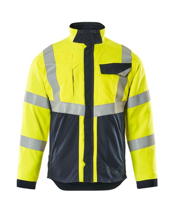 Giacca MULTISAFE hi-vis giallo/blu navy scuro