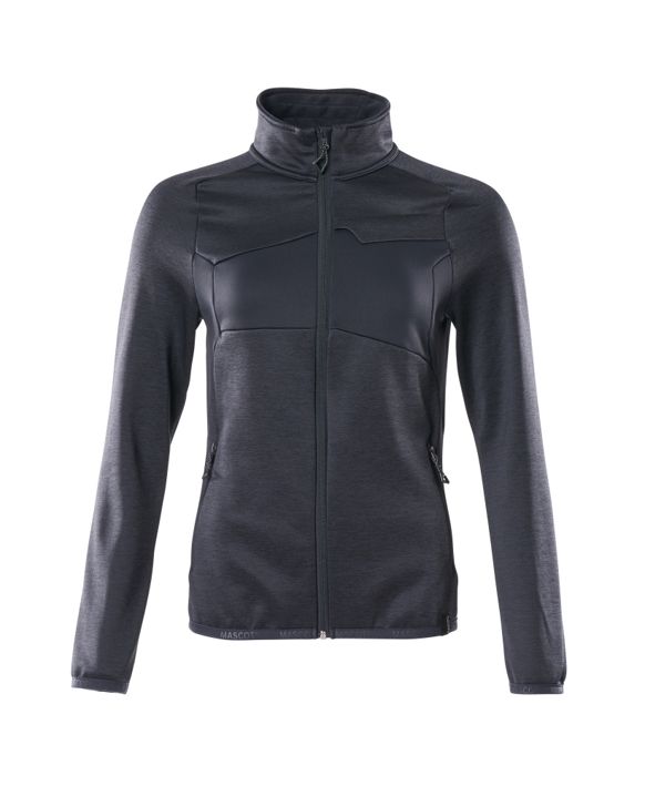 Maglione in pile con chiusura lampo ACCELERATE blu navy scuro