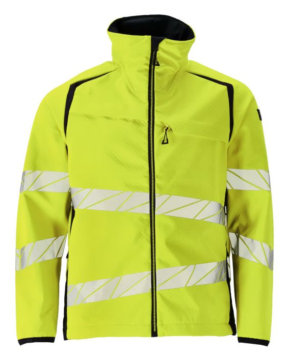 Giacca Softshell ACCELERATE SAFE hi-vis giallo/blu navy scuro