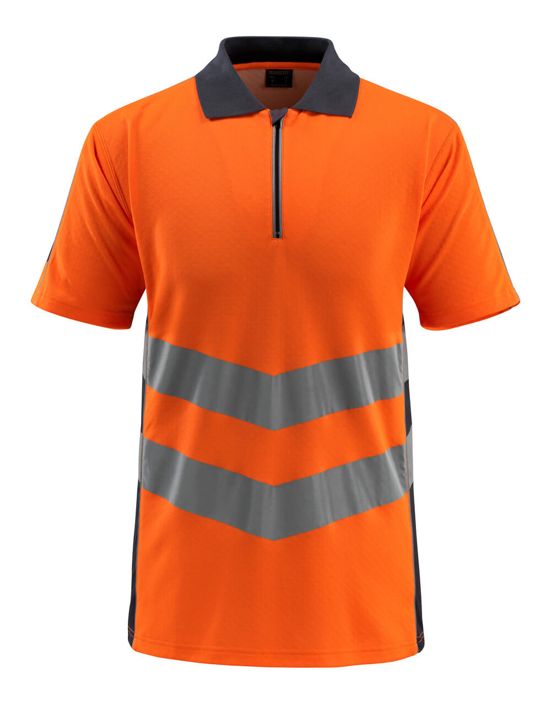 Polo SAFE SUPREME hi-vis arancio/blu navy scuro